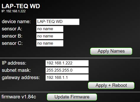 Lap Teq Plus Interface Update Teqsas Gmbh