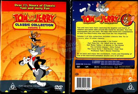 TOM AND JERRY VOLUME 3 Classic Collection NEW SEAL DVD (Region 4 ...