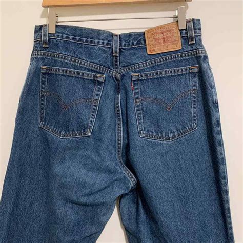 Levis Womens Vintage 550 Relaxed Fit Tapered Leg Jea Gem