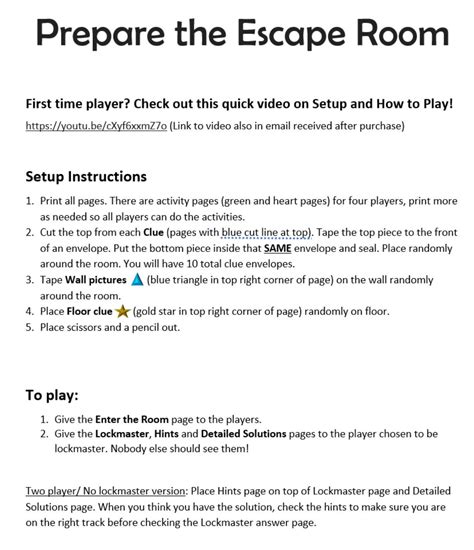 Easter Escape Room Printable | All FREE Printables