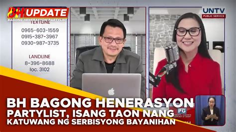 BH Bagong Henerasyon Partylist Isang Taon Nang Kaagapay Ng Serbisyong