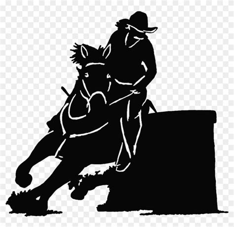 barrel racing silhouette clipart 10 free Cliparts | Download images on ...