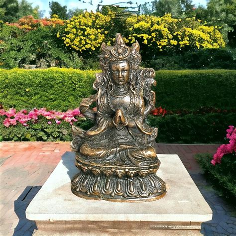 Authentic Copper Buddha Statue Welcome To Gaea Rare Scottsdale