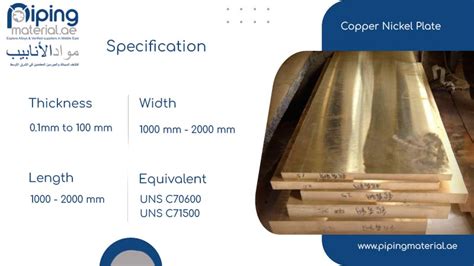 Copper Nickel Plate Cupro Nickel Sheet Suppliers In Uae Middle East