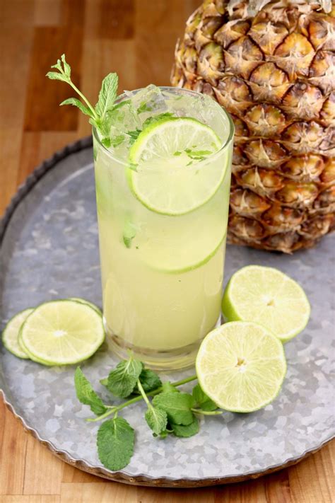 Pineapple Mojitos Rum Cocktail With Video Miss In The Kitchen Artofit