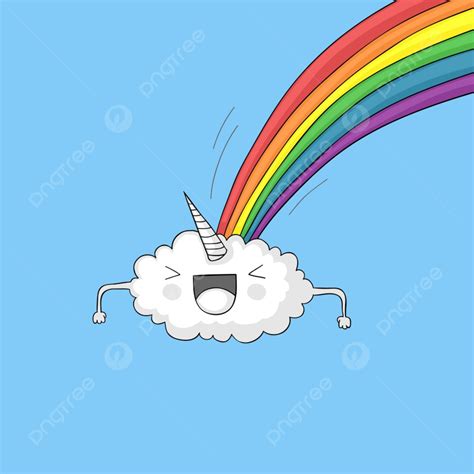 Unicorn Poop Rainbow Pooping Unicorn Stock Vector Illustration Of