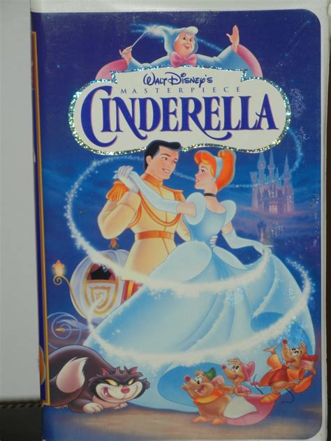 Cinderella Walt Disney Movie On VHS Masterpiece Collection Etsy