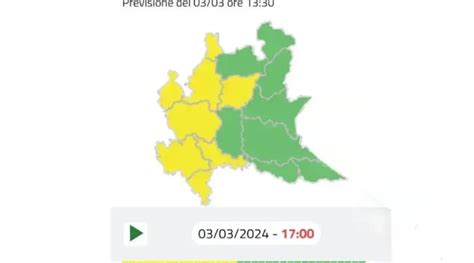 Allerta Meteo Gialla Su Milano E Provincia