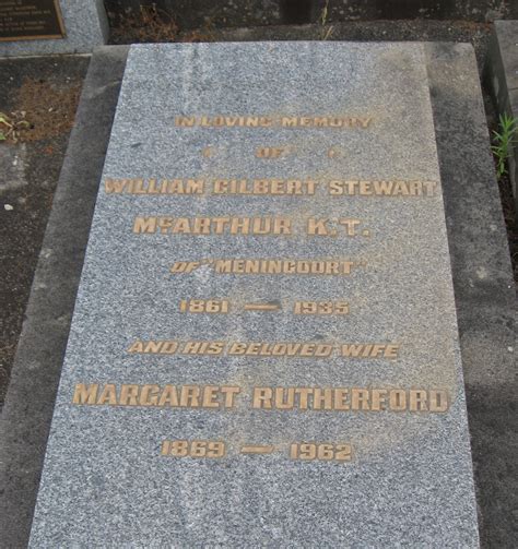 Lady Margaret Rutherford Macpherson Mcarthur Find A Grave