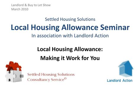 Ppt Settled Housing Solutions Local Housing Allowance Seminar In