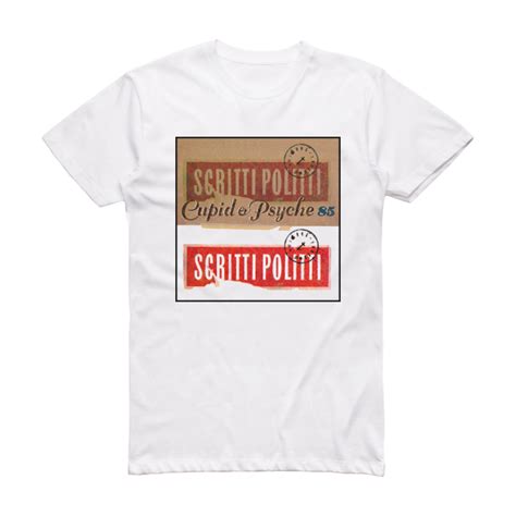 Scritti Politti Cupid Psyche 85 Album Cover T Shirt White ALBUM COVER