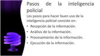 Inteligencia Policial Ppt