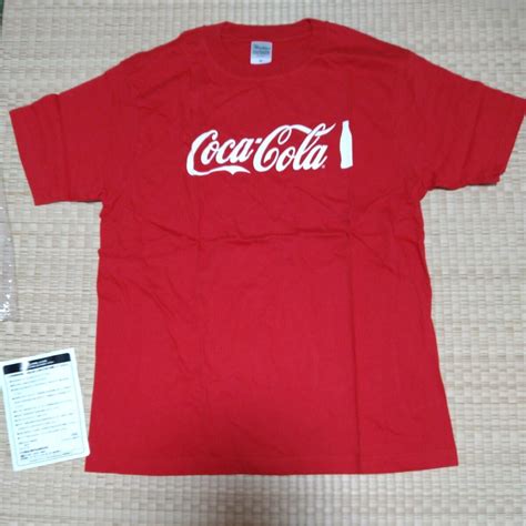 Yahooオークション コカ・コーラ Tシャツ 非売品 未使用 赤色 サイ