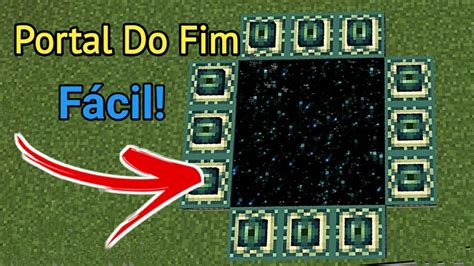 Como Fazer O Portal Do Fim Corretamente No Minecraft YouTube