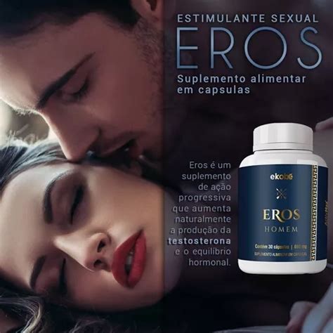 Estimulante Sexual Suplemento Para Homens Eros 690mg 30 Caps à venda em