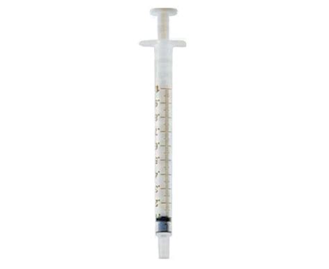 1ml Size Clear Manual Syringe Assembly Luer Slip Part Ms401l 1g