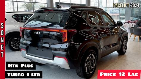 New Kia Sonet Black Colour Kia Sonet Htk Plus Imt Turbo Price