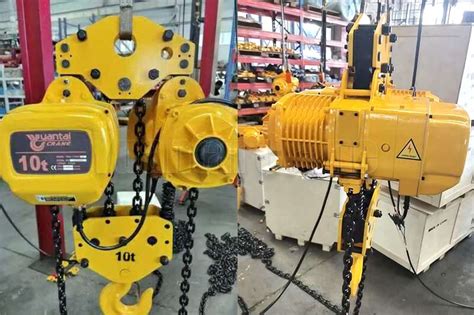 10 Ton Electric Chain Hoist Applied To Pakistan Yuantai Crane United States