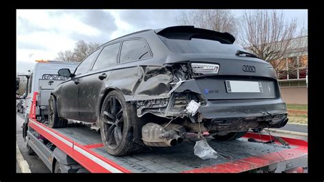 Le Crash De La Rs6 😨 Youtube