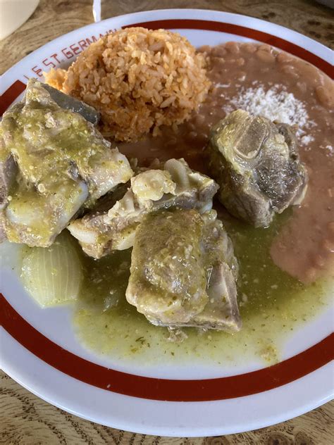 Costillas De Puerco En Salsa Verde R Mexicanfood