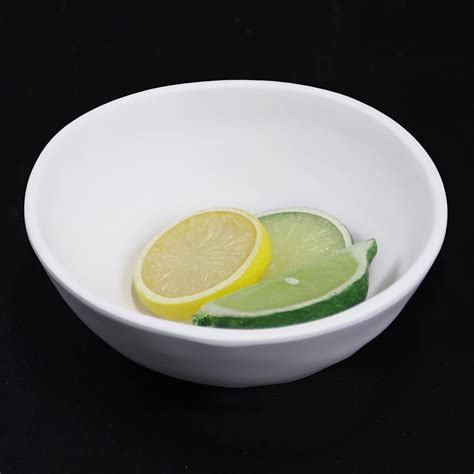 Elite Global Solutions Rt R Ow Oz Round Melamine Bowl Off White