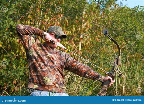 Bow Hunting Stock Photo Image Of Hunting Archer Forest 8462478