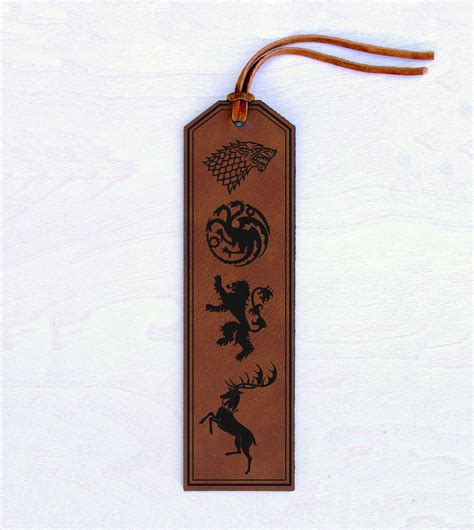 Game Of Thrones Bookmark Got Bookmark Game Of Thrones Ts Etsy