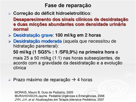 Terapia De Reidrata O Oral E Venosa Ppt Carregar