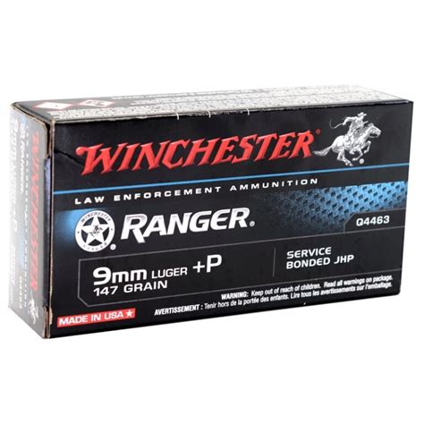 Winchester Active Duty Mm Luger Ammo Grain Fmj Flat Nose For Sale