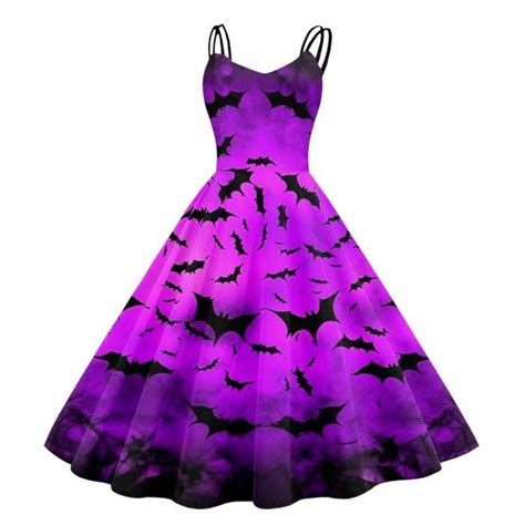 Costume D Halloween Pour Femme Robe Midi Robe Avec Imprim