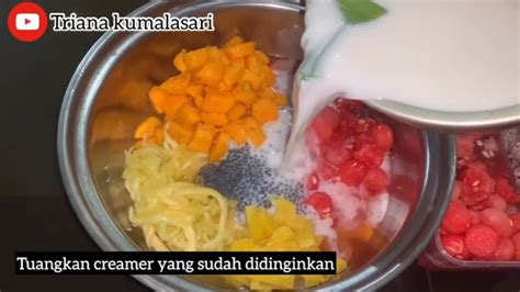 Resep Es Buah Ximilu Hongkongtanpa Santan Tanpa Susu Enaaaaaak Youtube