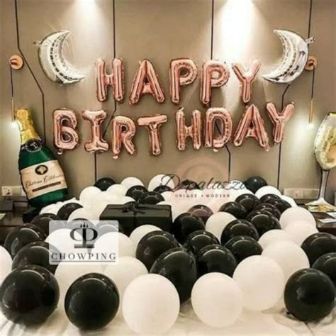 Jual Paket Dekorasi Hiasan Balon Ulang Tahun Happy Birthday Tema