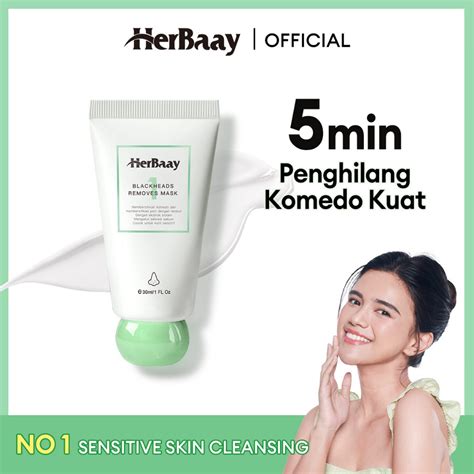 Jual HerBaay Masker Komedo Hidung 5 Menit Pembersihan Dalam Blackhead