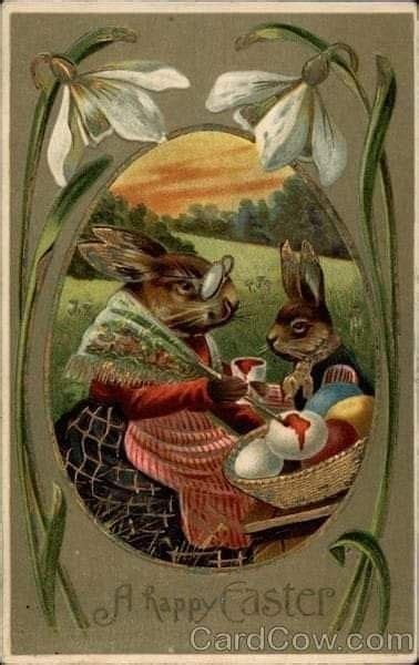 Pin By Karen Wightman On Easter Vintage Easter Postcards Easter Egg