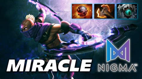 Miracle Anti Mage Nigma Dota Pro Gameplay Youtube