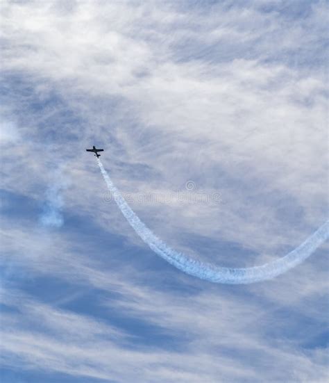 Flying Propeller Driven Airplane Stock Image Image Of Transportation