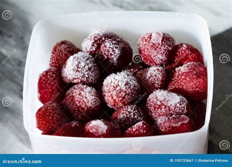 Frozen Strawberries Storage Of Frozen Food Freezing Berries Frozen