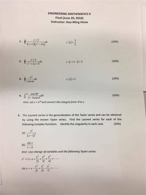 Solved Integral C Z 2 Z 1 Z 2 16 Dz C Z 3 2