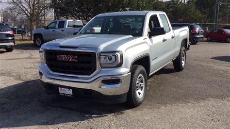 2017 Gmc Sierra 1500 4wd Double Cab All Terrain Tires Silver Oshawa On Stock 170285 Youtube