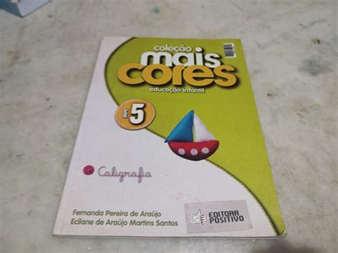 Livro Coleção Mais Cores Grupo 5 Caligrafia MercadoLivre