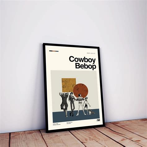Cowboy Bebop Poster Anime Poster Movie Print Print Art Etsy