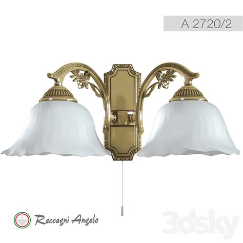 Lamp, Sconce Reccagni Angelo A 2720/2 - Wall light - 3D model