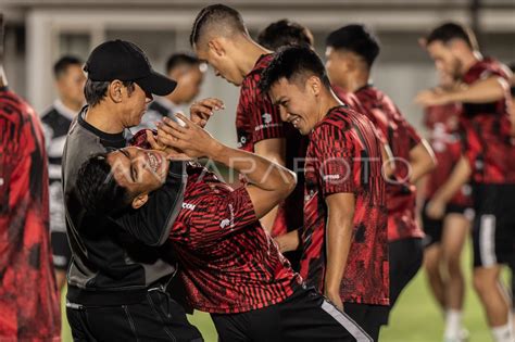 Latihan Timnas Indonesia Jelang Lawan Vietnam Antara Foto