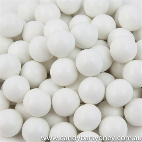 White Chocolate Balls 1kg Wizard Candy Bar Sydney