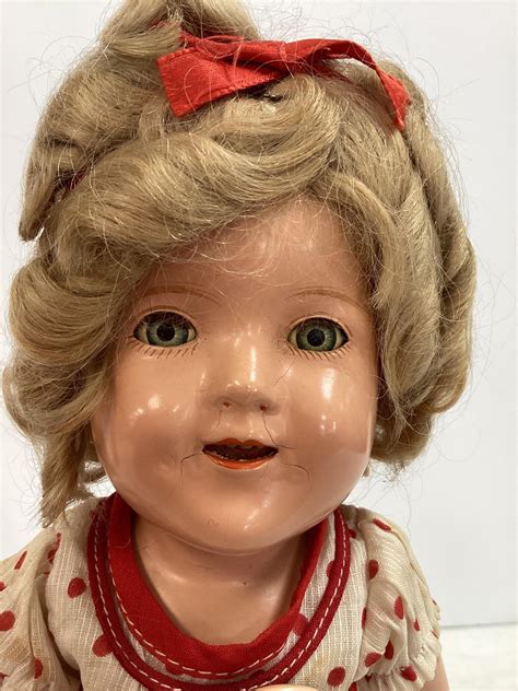 Lot Ideal Composition Shirley Temple 12 Doll With Original Tagged