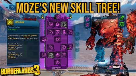 IRON CUB DESTRUCTION Moze S New Skill Tree Is AWESOME Borderlands