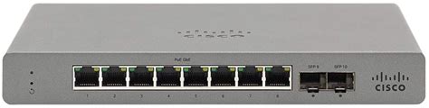 CISCO Meraki GO GS110 8P 8 Port PoE Switch Discomp