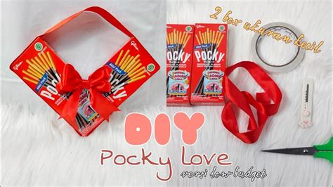 DIY Pocky Love 2 Kotak II Bisa Untuk Kado Wisuda II Pocky Love Viral