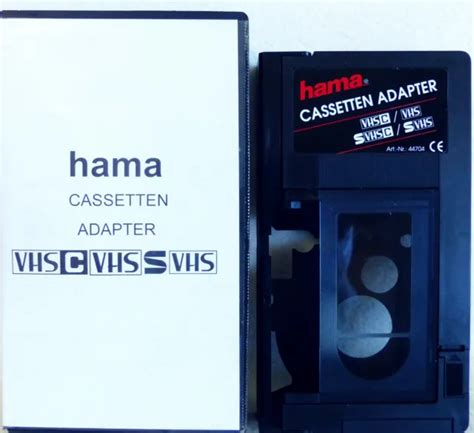 Adaptateur Cassette Hama S Vhs C Vhs C Adaptateur Cassette Avec Moteur