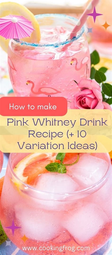 Pink Whitney Drink Recipe 10 Variation Ideas Cooking Frog